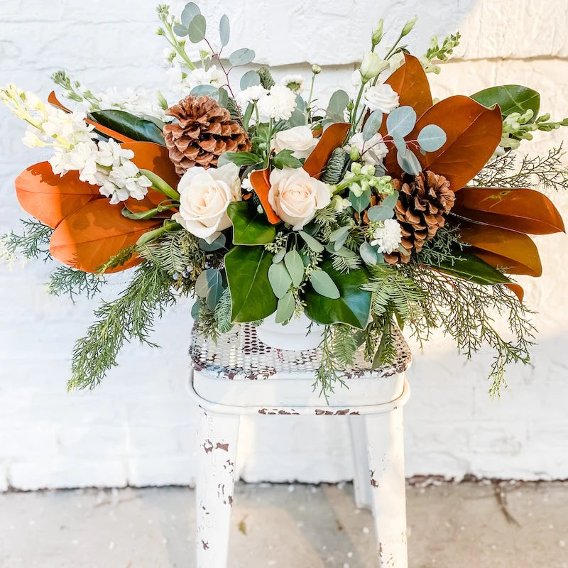 Winter & Wonder Holiday Container Arrangement