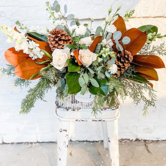 Winter & Wonder Holiday Container Arrangement