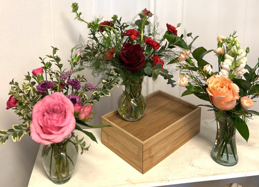 Floral Vase Mini Arrangement Collection