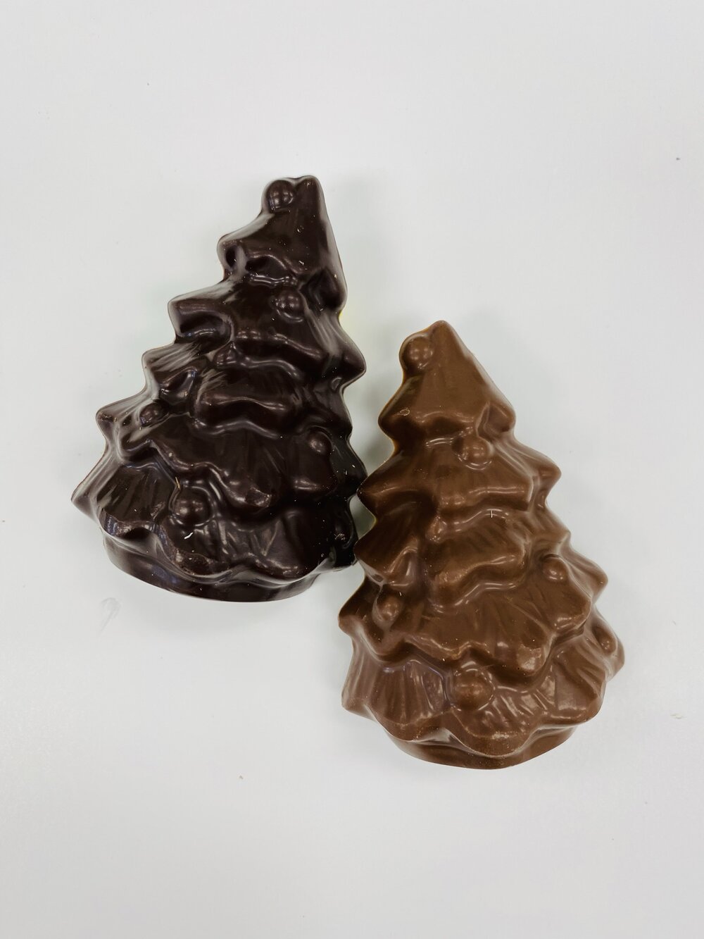 Solid Mini Christmas Trees from Rock Coast Confections ~ Victoria BC