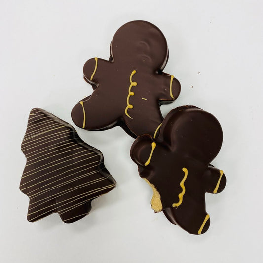 Peanut Butter Filled Gingerbread Men from Rock Coast Confections ~ Victoria BC