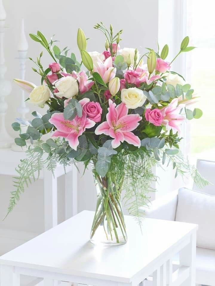 Orientals & Roses Vase Arrangement